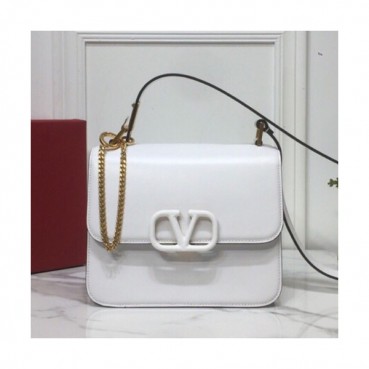 Valentino 2019 Leather Garavani Vsling Shoudler Cross Bag,18/22CM - 발렌티노 2019 레더 가라바니 브이슬링 숄더 크로스백,VTB0755,18/22CM,화이트