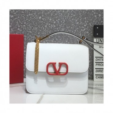 Valentino 2019 Leather Garavani Vsling Shoudler Cross Bag,18/22CM - 발렌티노 2019 레더 가라바니 브이슬링 숄더 크로스백,VTB0754,18/22CM,화이트