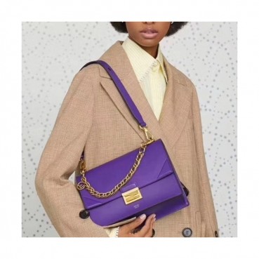 Fendi 2019 Kan U Leather Shoudler Cross Bag,25CM - 펜디 2019 캔 유 레더 숄더 크로스백,VTB0744,25CM,퍼플
