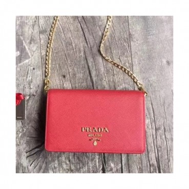 Prada 2019 Leather Chain Shoulder Cross Bag,20cm - 프라다 2019 레더 체인 숄더 크로스백 ,1BP012
