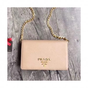 Prada 2019 Leather Chain Shoulder Cross Bag,20cm - 프라다 2019 레더 체인 숄더 크로스백 ,1BP012