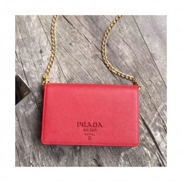 Prada 2019 Leather Chain Shoulder Cross Bag,20cm - 프라다 2019 레더 체인 숄더 크로스백 ,1BP012