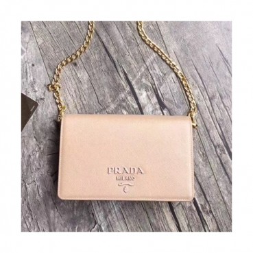 Prada 2019 Leather Chain Shoulder Cross Bag,20cm - 프라다 2019 레더 체인 숄더 크로스백 ,1BP012