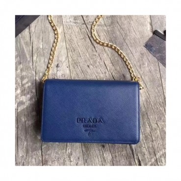 Prada 2019 Leather Chain Shoulder Cross Bag,20cm - 프라다 2019 레더 체인 숄더 크로스백 ,1BP012