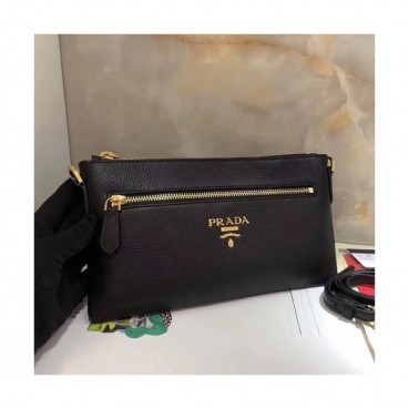 Prada 2019 Leather Mini Cross Bag,26CM - 프라다 2019 레더 미니 크로스백,PRAB0056,26cm,블랙