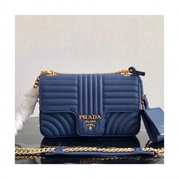 Prada 2019  Diagramme Leather Chain Shoulder Cross Bag,24cm - 프라다 2019 다이어그램 레더 체인 숄더 크로스백 ,1BD108
