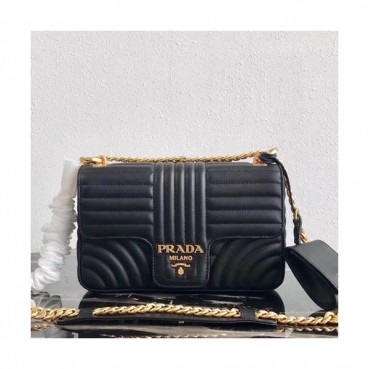 Prada 2019  Diagramme Leather Chain Shoulder Cross Bag,24cm - 프라다 2019 다이어그램 레더 체인 숄더 크로스백 ,1BD108
