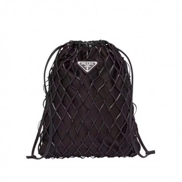 Prada 2019 Mesh Satin Leather Tote Shoulder Cross Bag,25cm - 프라다 2019 여성용 매쉬 새틴 레더 토트 숄더 크로스백 ,1BC075
