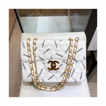 Chanel 2019 Canvas Women Shoulder Cross Bag,30CM - 샤넬 2019 캔버스 여성용 숄더 크로스백,CHAB0942,30CM,화이트