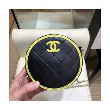 Chanel 2019 Women Mini Cross Bag,13cm - 샤넬 2019 여성용 미니 크로스백 CHAB0830, 13cm,블랙
