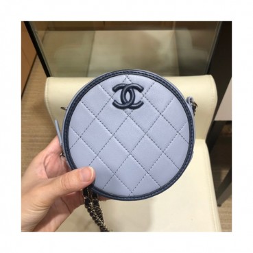 Chanel 2019 Women Mini Cross Bag,13cm - 샤넬 2019 여성용 미니 크로스백 CHAB0829, 13cm,그레이