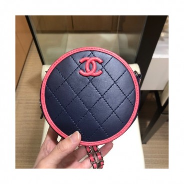 Chanel 2019 Women Mini Cross Bag,13cm - 샤넬 2019 여성용 미니 크로스백 CHAB0827, 13cm,네이비