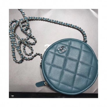 Chanel 2019 Women Mini Cross Bag,12cm - 샤넬 2019 여성용 미니 크로스백 CHAB0826, 12cm,블루