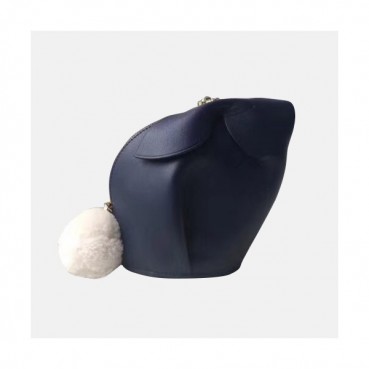 Loewe Bunny Mini Cross Bag,20CM - 로에베 버니 미니 크로스백 ,LOEB0006 ,20CM, 네이비