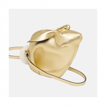 Loewe Bunny Mini Cross Bag,17CM - 로에베 버니 미니 크로스백 ,LOEB0001 ,17CM, 옐로우 골드