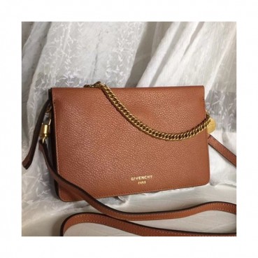 Givenchy 2019 Leather Shoulder Cross Bag,21.5CM - 지방시 2019 레더 숄더 크로스백,GVB0077,21.5CM,브라운