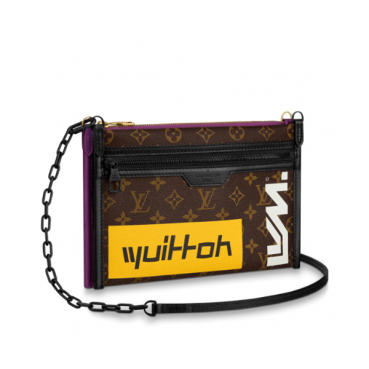 Louis Viutton 2019 Monogram Flap Messenger Shoudler Cross Bag ,27cm - 루이비통 2019 모노그램 플랩 메신저 숄더 크로스백 M44640,LOUB1383 ,27cm,브라운+퍼플