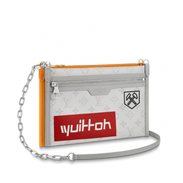 Louis Viutton 2019 Monogram Flap Messenger Shoudler Cross Bag ,27cm - 루이비통 2019 모노그램 플랩 메신저 숄더 크로스백 M44640,LOUB1382 ,27cm,화이트+오렌지