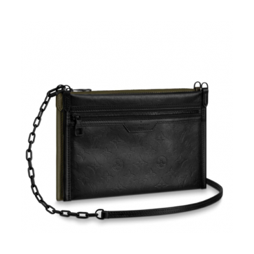 Louis Viutton 2019 Monogram Flap Messenger Shoudler Cross Bag ,27cm - 루이비통 2019 모노그램 플랩 메신저 숄더 크로스백 M44635,LOUB1381 ,27cm,블랙+그린