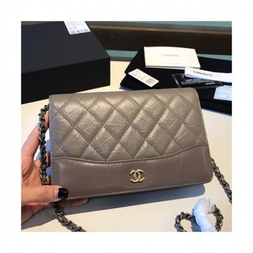 Chanel WOC Chain Cross Bag ,19CM - 샤넬 WOC 체인 크로스백,CHAB0747,19CM,그레이