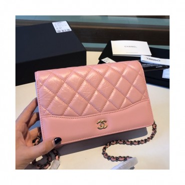 Chanel WOC Chain Cross Bag ,19CM - 샤넬 WOC 체인 크로스백,CHAB0746,19CM,핑크