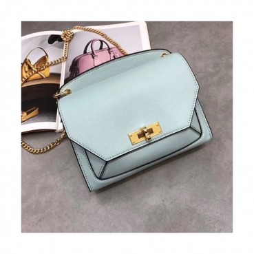 Bally 2019 Suzy Leather Chain Shoulder Cross Bag,20/24cm  - 발리 2019 수지 레더 여성용 체인 숄더 크로스백,BALB0018,20/24cm,연민트