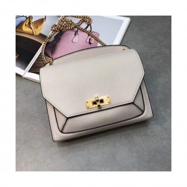Bally 2019 Suzy Leather Chain Shoulder Cross Bag,20/24cm  - 발리 2019 수지 레더 여성용 체인 숄더 크로스백,BALB0014,20/24cm,그레이