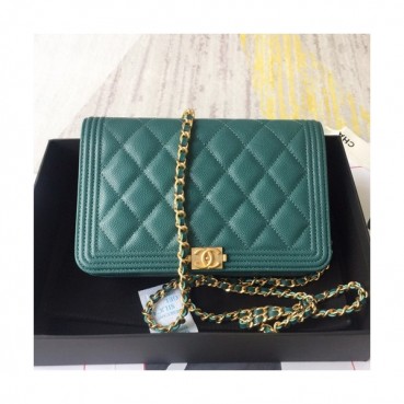 Chanel 2019 WOC Chain Cross Bag,19.5CM - 샤넬 2019 WOC 체인 크로스백,CHAB0677,19.5CM,그린