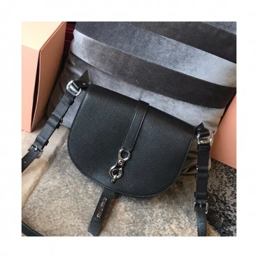 MiuMiu 2019 Shoulder Cross Bag,23.5cm - 미우미우 2019 숄더 크로스백,5BD122, MIUB0178 , 23.5cm,블랙