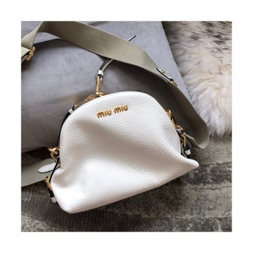 MiuMiu 2019 Shoulder Cross Bag,24cm - 미우미우 2019 숄더 크로스백,5BH092, MIUB0119  , 24cm,화이트