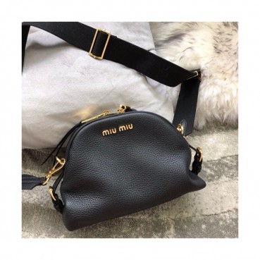 MiuMiu 2019 Shoulder Cross Bag,24cm - 미우미우 2019 숄더 크로스백,5BH092 , MIUB0118 , 24cm,블랙