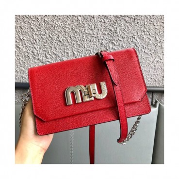 MiuMiu 2019 Shoulder Cross Bag,20cm - 미우미우 2019 숄더 크로스백,5BH077 , MIUB0090 , 20cm,레드