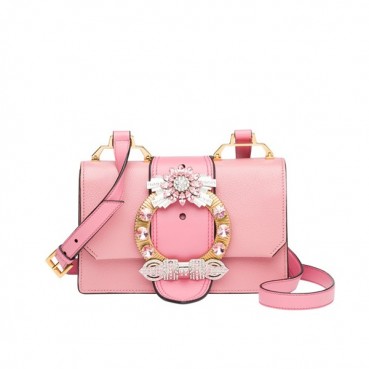 MiuMiu 2019 Lady Shoulder Cross Bag,23cm - 미우미우 2019 레이디 숄더 크로스백,5BH609, MIUB0004 , 23cm,핑크