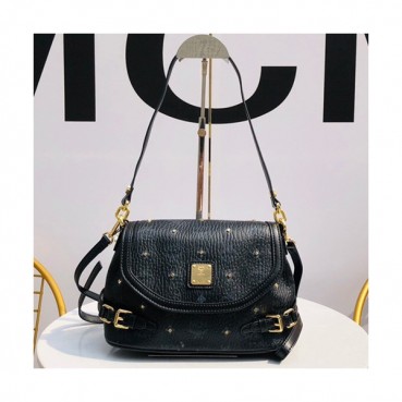MCM 2019 Visetos Shoulder Cross Bag,26.5cm - 엠씨엠 2019 여성용 비세토스 숄더 크로스백 MCMB0282, 26.5cm,블랙