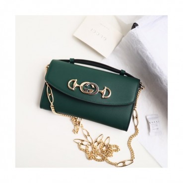 Gucci 2019 Zumi Chain Mini Women Tote Shoulder Cross Bag,18.5CM - 구찌 2019 주미 체인 미니 여성용 토트 숄더 크로스백 564718,GUB0541,18.5CM,그린
