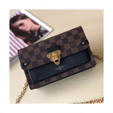 [특가세일]Louis Vuitton 2019 Vavin Wallet Chain Shoulder Cross Bag,19cm - 루이비통 2019 바뱅 월릿 체인 숄더 크로스백 M60222,LOUB1227 ,19cm,블랙