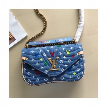 [올봄 잇템]Louis Viutton 2019 Denim New Wave Chain Shouder Cross Bag ,25cm - 루이비통 2019 데님 뉴웨이브 체인 숄더 크로스백 M53692,LOUB1212 ,25cm