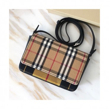 [빈티지]Burberry 2019 Shoulder Cross Bag, 19.5cm - 버버리 2019 여성용 숄더 크로스백 ,BURB0203,19.5cm,다크베이지