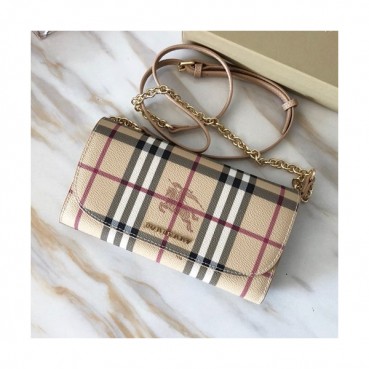 Burberry 2019 Wallet Clutch Chain Shoulder Cross Bag, 21cm - 버버리 2019 월릿 클러치 체인 숄더 크로스백 ,BURB0196,21cm,베이지