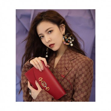 [앙증맞은 사이즈,세련되고 이뻐❤❤]Gucci 2019 Zumi Chain Mini Women Tote Shoulder Cross Bag,18.5CM - 구찌 2019 주미 체인 미니 여성용 토트 숄더 크로스백 564718,GUB0523,18.5CM,레드