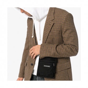 Balenciaga 2019 Canvas Shoulder Cross Bag,19CM - 발렌시아가 2019 남여공용 캔버스 숄더 크로스백,BGB0026,19CM,블랙