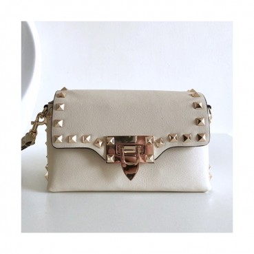 Valentino 2019 Leather Rockstud Mini Cross Bag,16.5CM - 발렌티노 2019 레더 락스터드 미니 크로스백,0045 