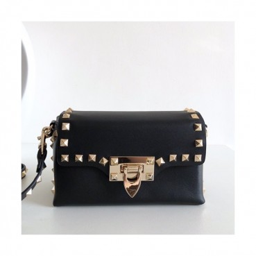 Valentino 2019 Leather Rockstud Mini Cross Bag,16.5CM - 발렌티노 2019 레더 락스터드 미니 크로스백,0045 