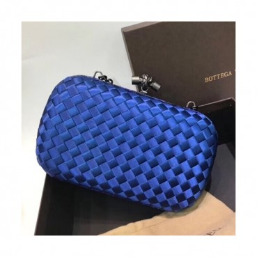 Bottega Veneta Blue Chain Shoulder Cross Bag,20cm - 보테가 베네타 블루 체인 숄더 크로스백 BVB0149,20cm