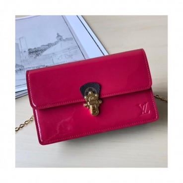 Louis Vuitton Cherrywood Chain Shoulder Cross Bag,19.5cm - 루이비통 체리우드 체인 숄더 크로스백 M63306,LOUB1043,19.5cm,핫핑크