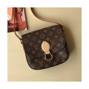 Louis Vuitton Monogram Shoulder Cross Bag,12.5/19/26cm - 루이비통 모노그램 숄더 크로스백, M51242,LOUB0671 ,12.5/19/26cm,브라운