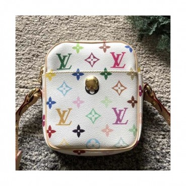 Louis Vuitton Monogram Shoulder Cross Bag,16cm - 루이비통 모노그램 숄더 크로스백, M40055,LOUB0555 ,16cm,화이트