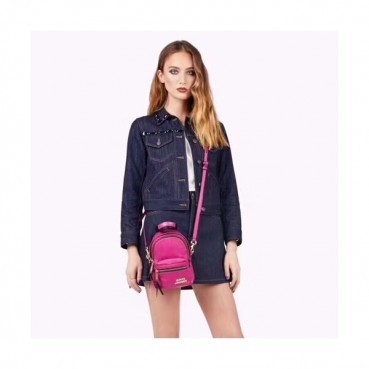 Mark Jacobs Leather Women Shoulder Cross Back Pack,21cm - 마크제이콥스 레더 여성용 숄더 크로스 백팩,MJB0013 ,21cm,핑크