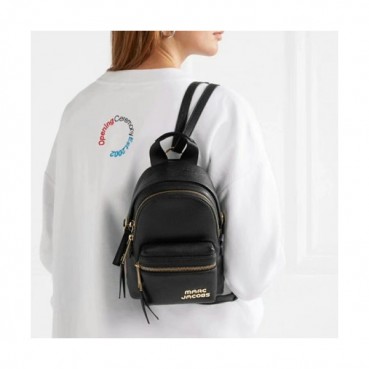 Mark Jacobs Leather Women Shoulder Cross Back Pack,21cm - 마크제이콥스 레더 여성용 숄더 크로스 백팩,MJB0012 ,21cm,블랙