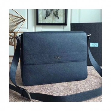 Prada Saffiano Mens Cross Bag,32CM - 프라다  사피아노 남성용 크로스백 2VD010